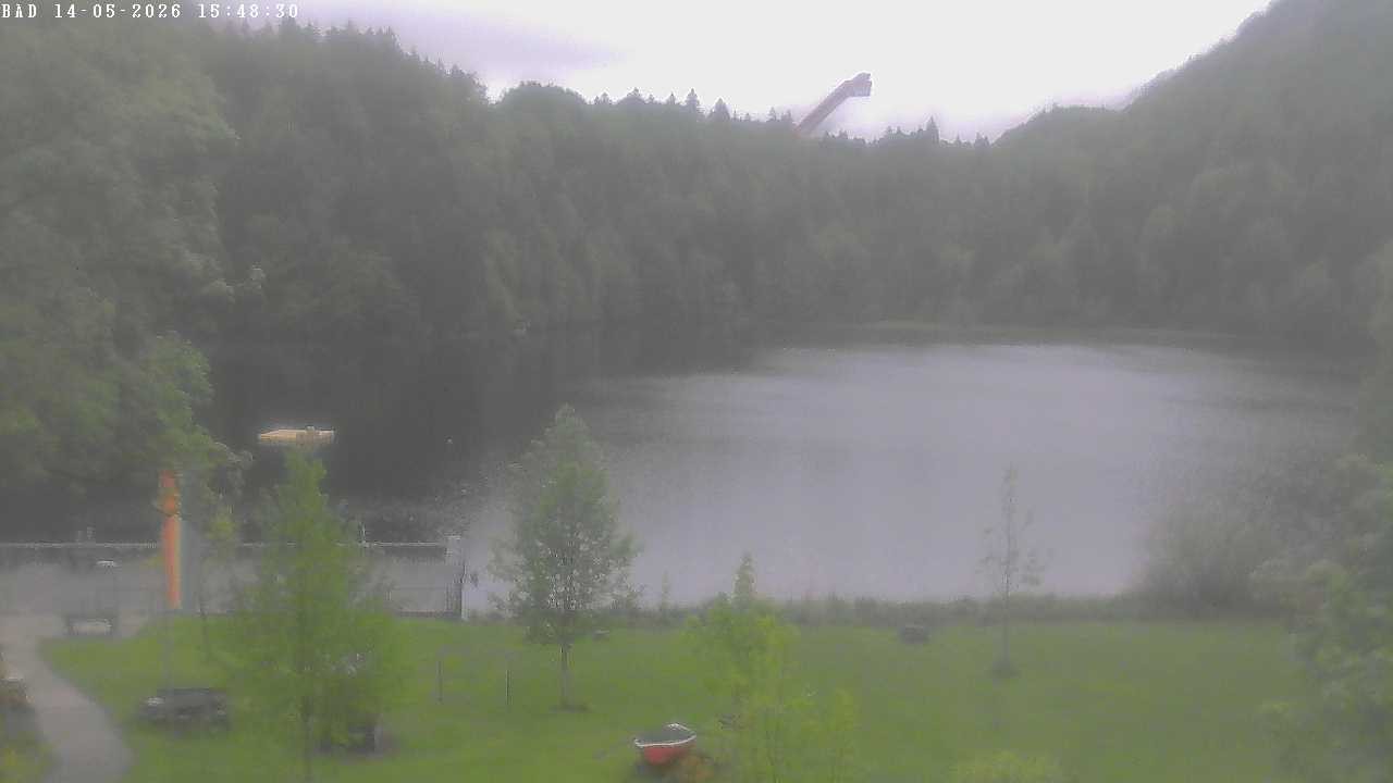 Archiv Foto Webcam Oberstdorf: Freibergsee Liegewiese