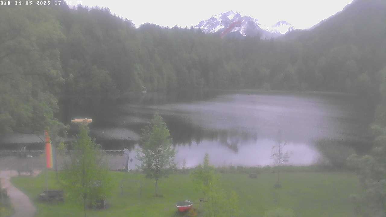 Archiv Foto Webcam Oberstdorf: Freibergsee Liegewiese