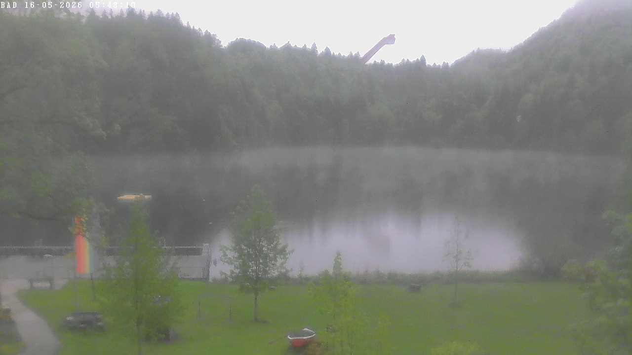 Archiv Foto Webcam Oberstdorf: Freibergsee Liegewiese
