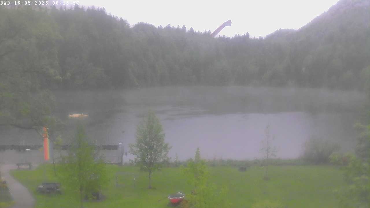 Archiv Foto Webcam Oberstdorf: Freibergsee Liegewiese