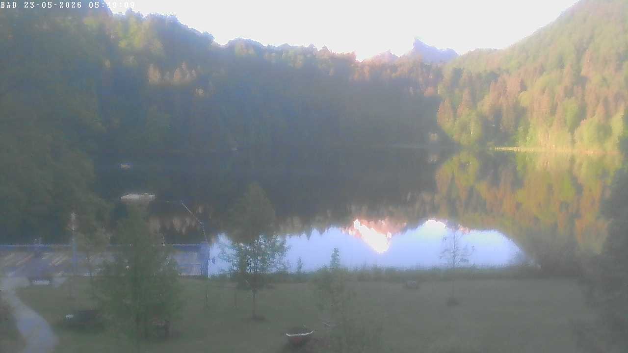 Archiv Foto Webcam Oberstdorf: Freibergsee Liegewiese