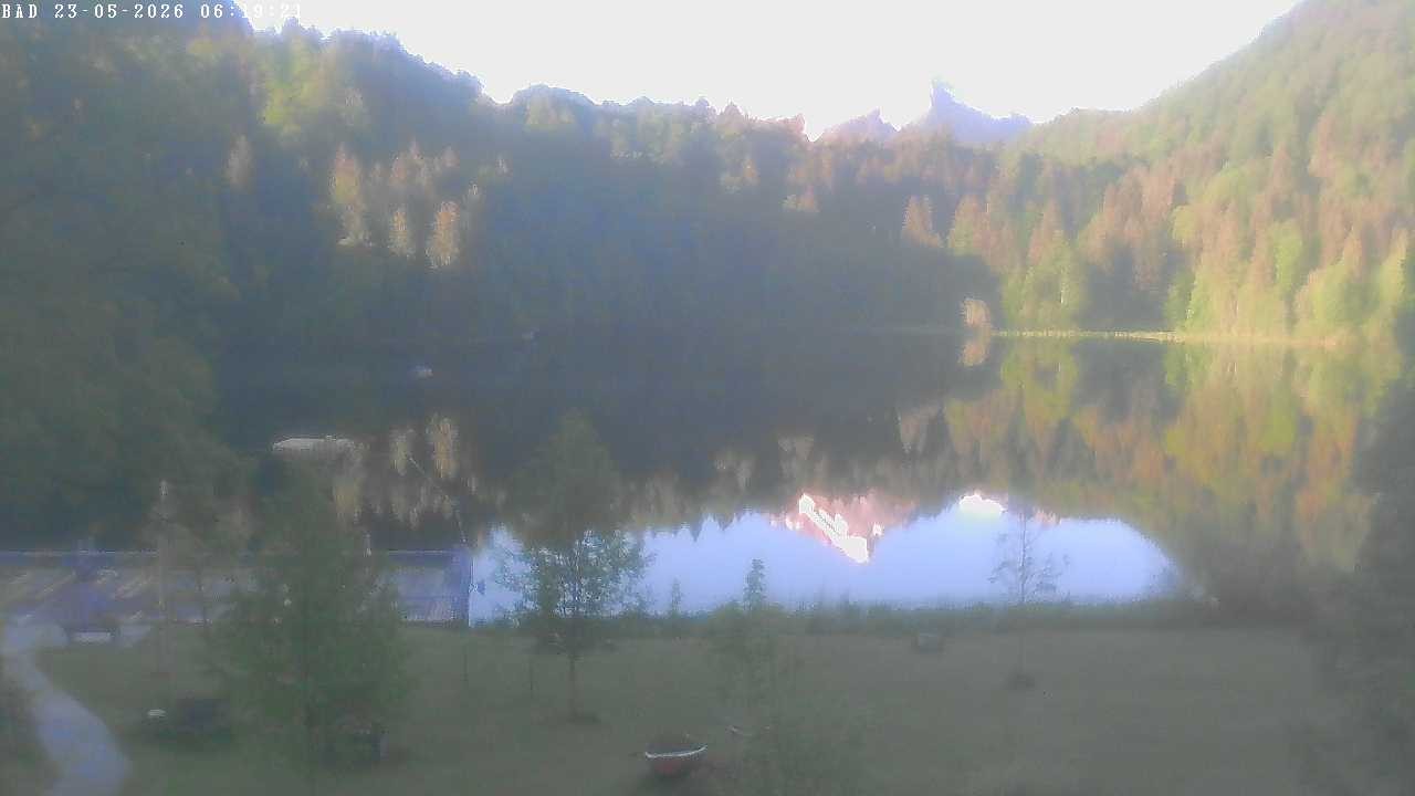 Archiv Foto Webcam Oberstdorf: Freibergsee Liegewiese