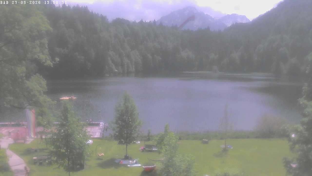 Archiv Foto Webcam Oberstdorf: Freibergsee Liegewiese