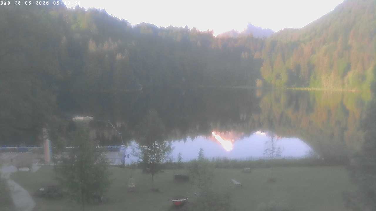 Archiv Foto Webcam Oberstdorf: Freibergsee Liegewiese