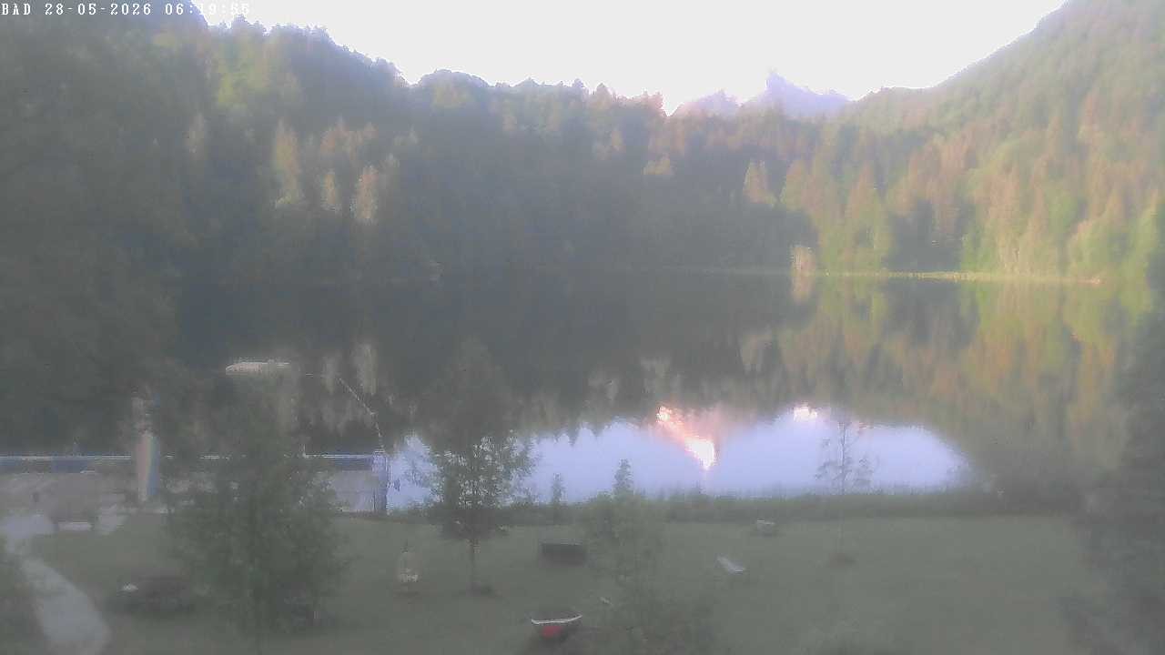 Archiv Foto Webcam Oberstdorf: Freibergsee Liegewiese