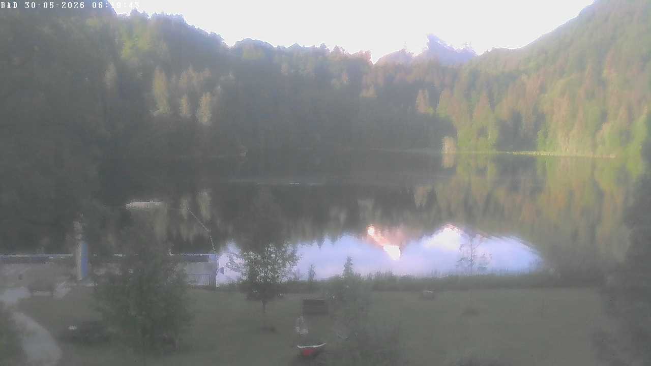 Archiv Foto Webcam Oberstdorf: Freibergsee Liegewiese