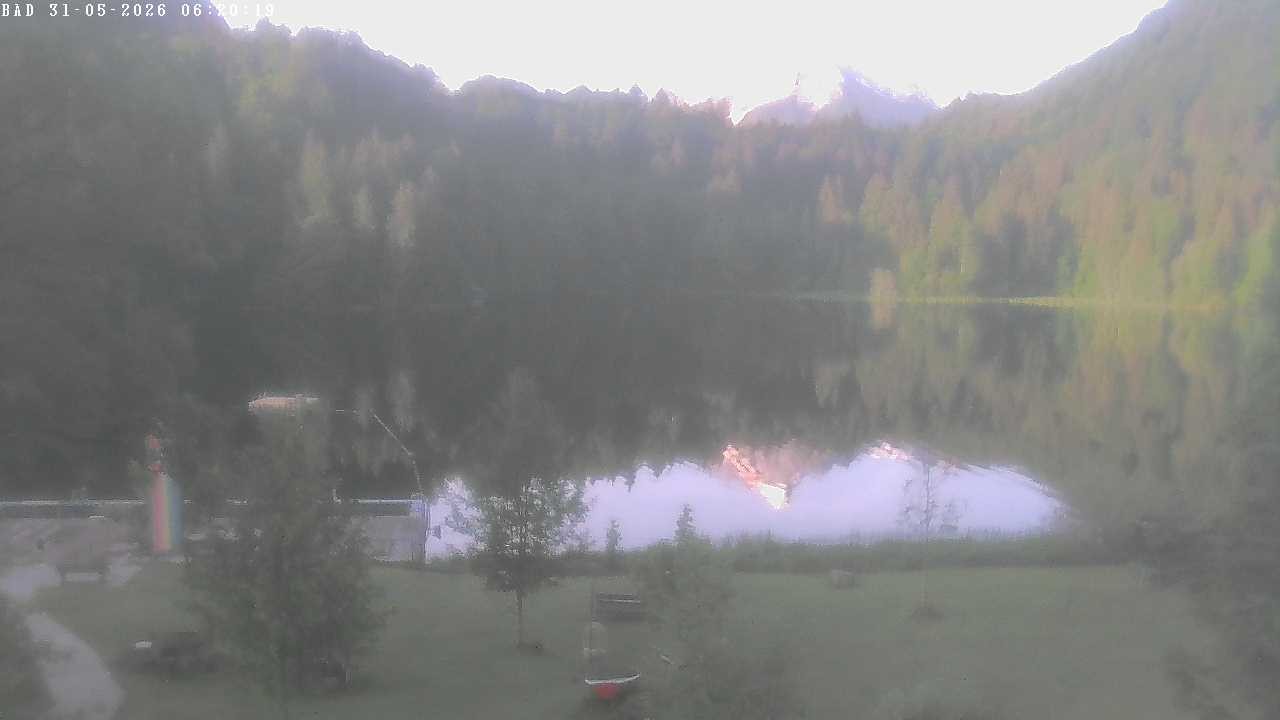 Archiv Foto Webcam Oberstdorf: Freibergsee Liegewiese