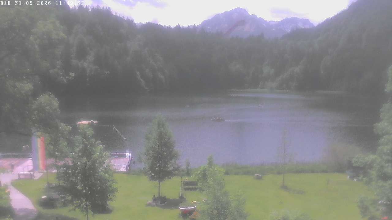 Archiv Foto Webcam Oberstdorf: Freibergsee Liegewiese
