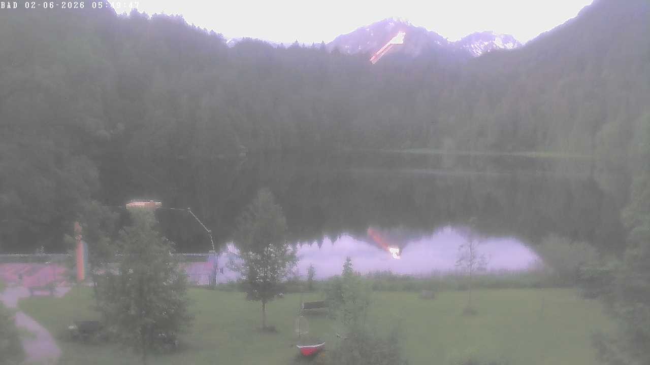 Archiv Foto Webcam Oberstdorf: Freibergsee Liegewiese