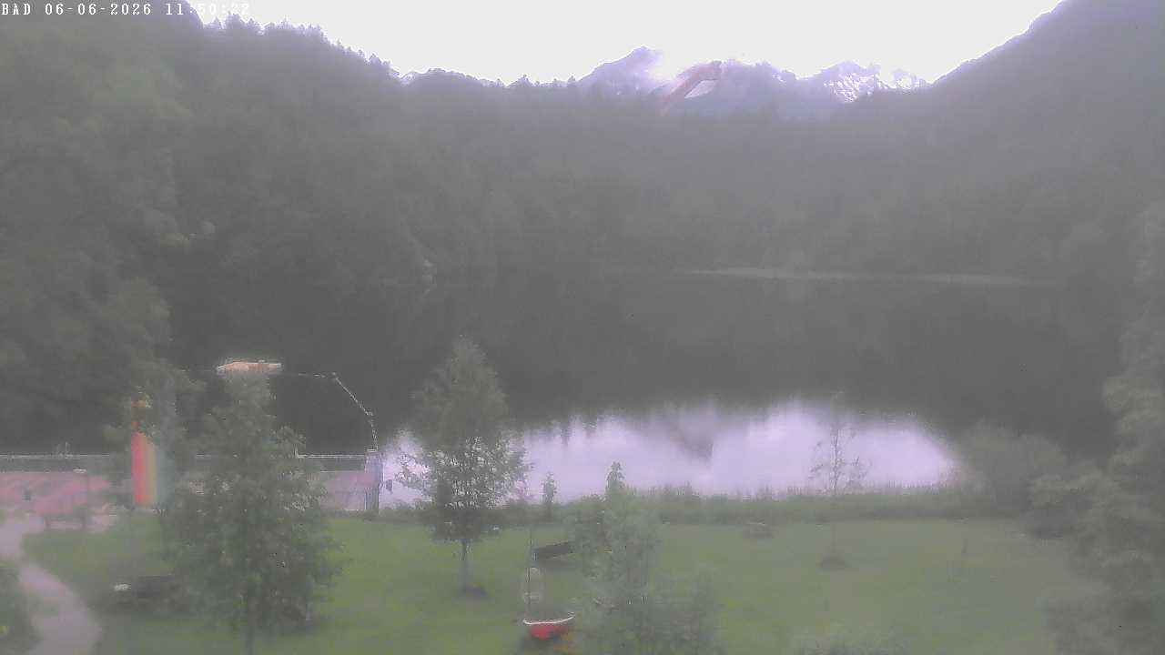 Archiv Foto Webcam Oberstdorf: Freibergsee Liegewiese