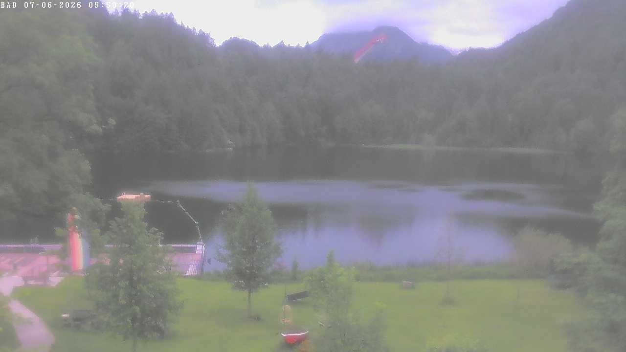 Archiv Foto Webcam Oberstdorf: Freibergsee Liegewiese