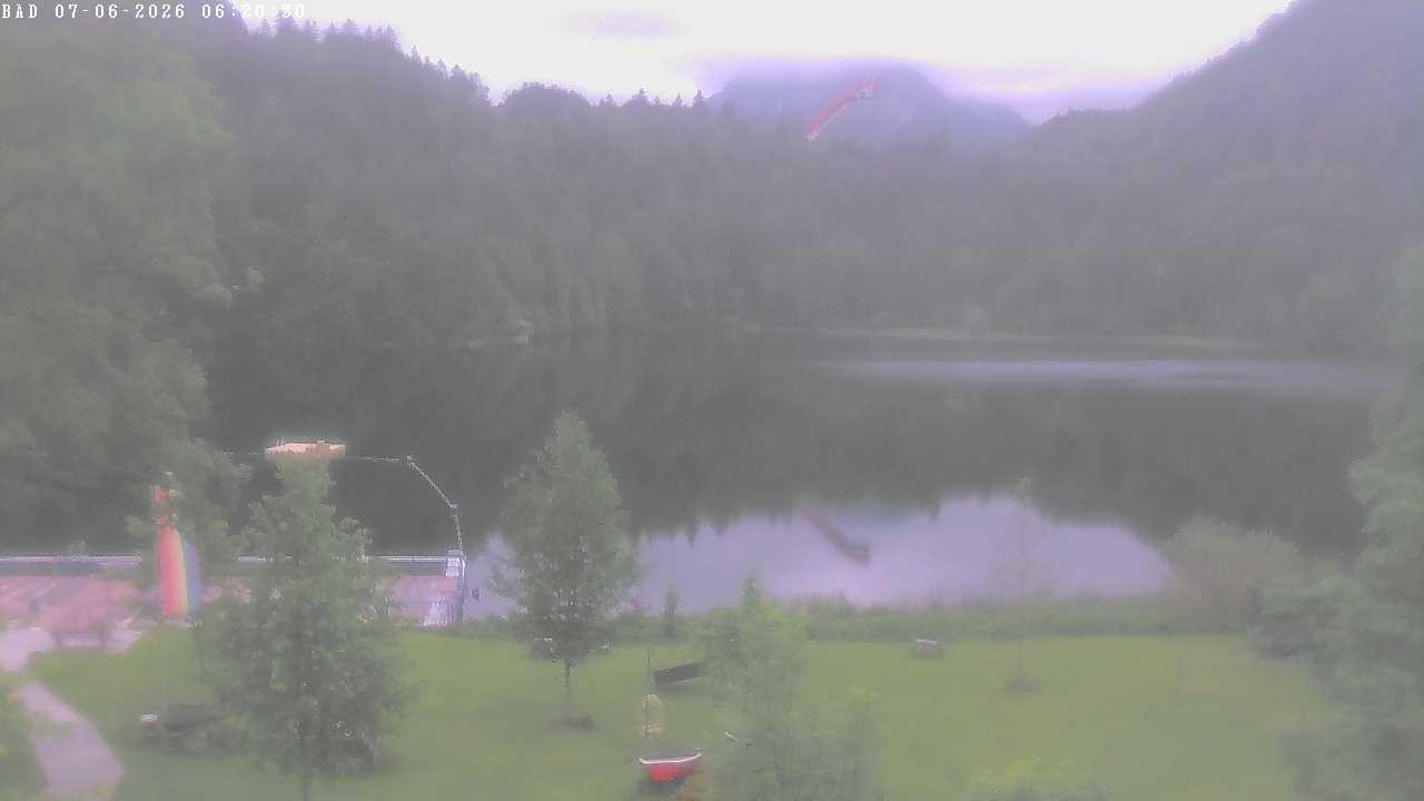 Archiv Foto Webcam Oberstdorf: Freibergsee Liegewiese