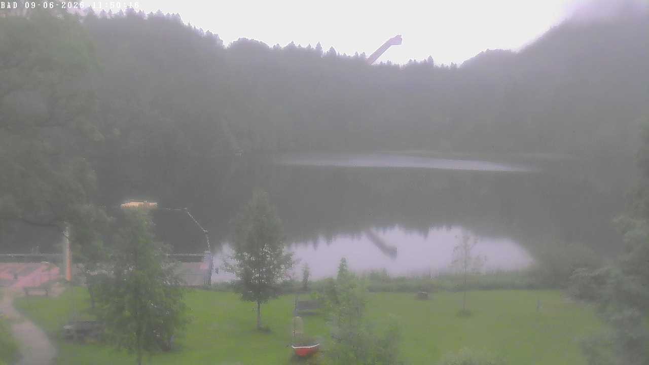 Archived image Webcam Oberstdorf: Freibergsee Sunbathing Area