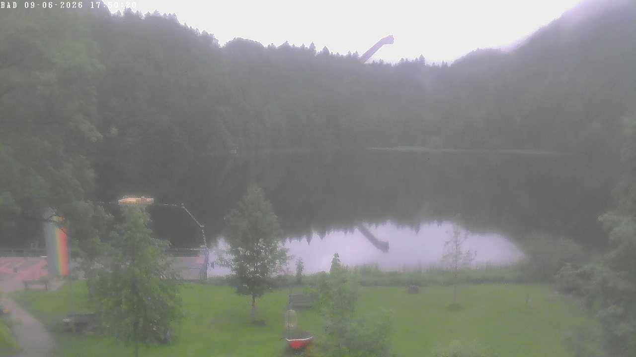 Archiv Foto Webcam Oberstdorf: Freibergsee Liegewiese