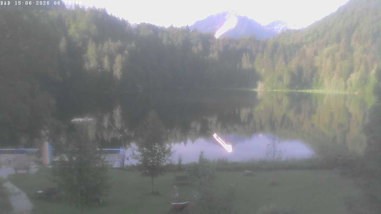 Archiv Foto Webcam Oberstdorf: Freibergsee Liegewiese
