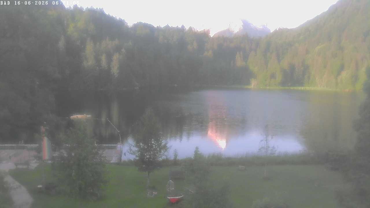 Archiv Foto Webcam Oberstdorf: Freibergsee Liegewiese