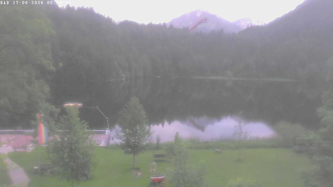 Archiv Foto Webcam Oberstdorf: Freibergsee Liegewiese