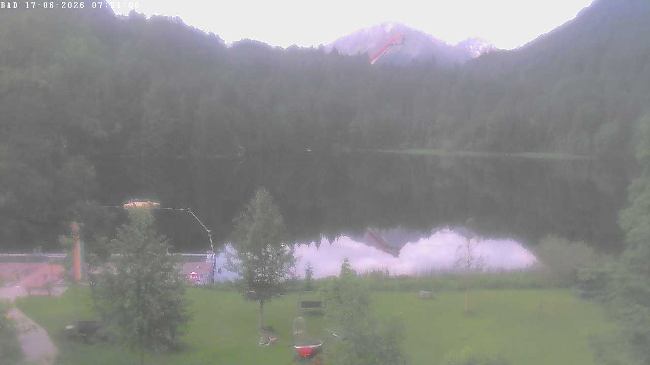 Archiv Foto Webcam Oberstdorf: Freibergsee Liegewiese