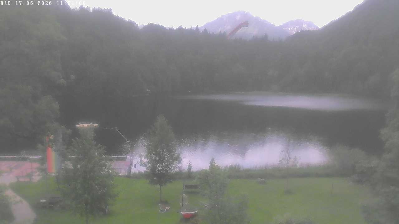 Archiv Foto Webcam Oberstdorf: Freibergsee Liegewiese