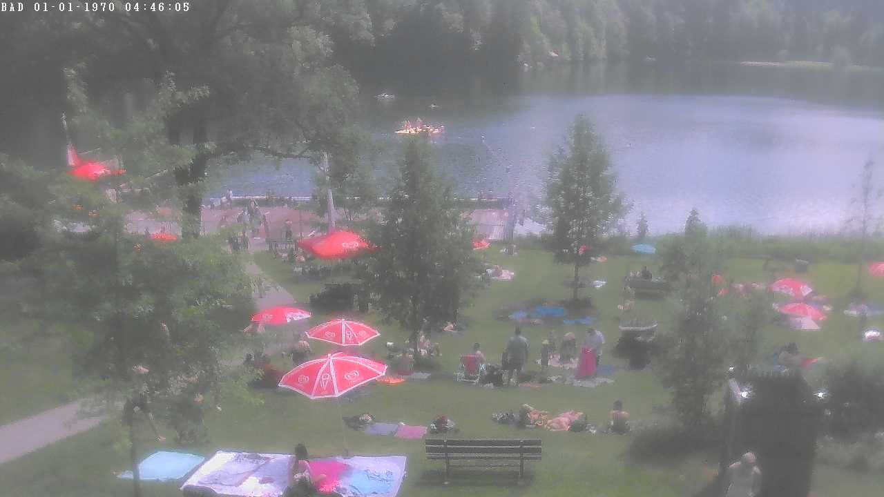 Archiv Foto Webcam Oberstdorf: Freibergsee Liegewiese