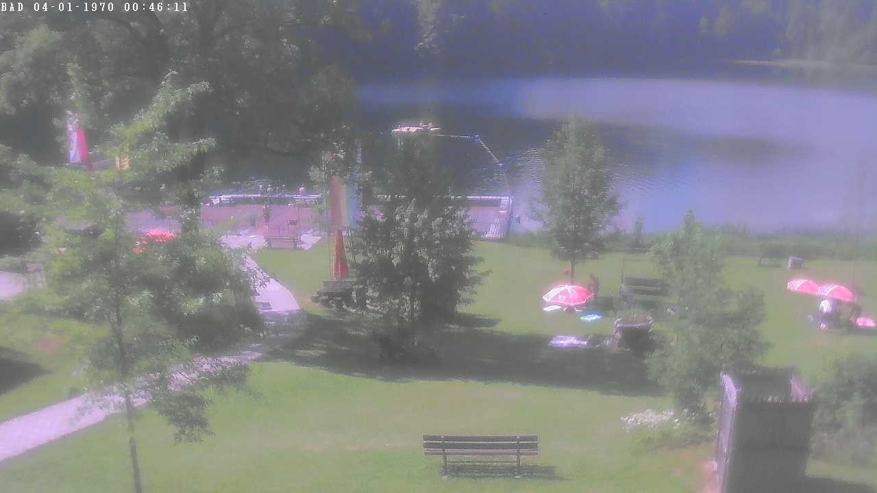 Archiv Foto Webcam Oberstdorf: Freibergsee Liegewiese