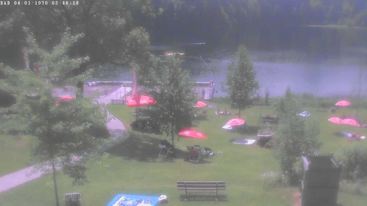 Archiv Foto Webcam Oberstdorf: Freibergsee Liegewiese