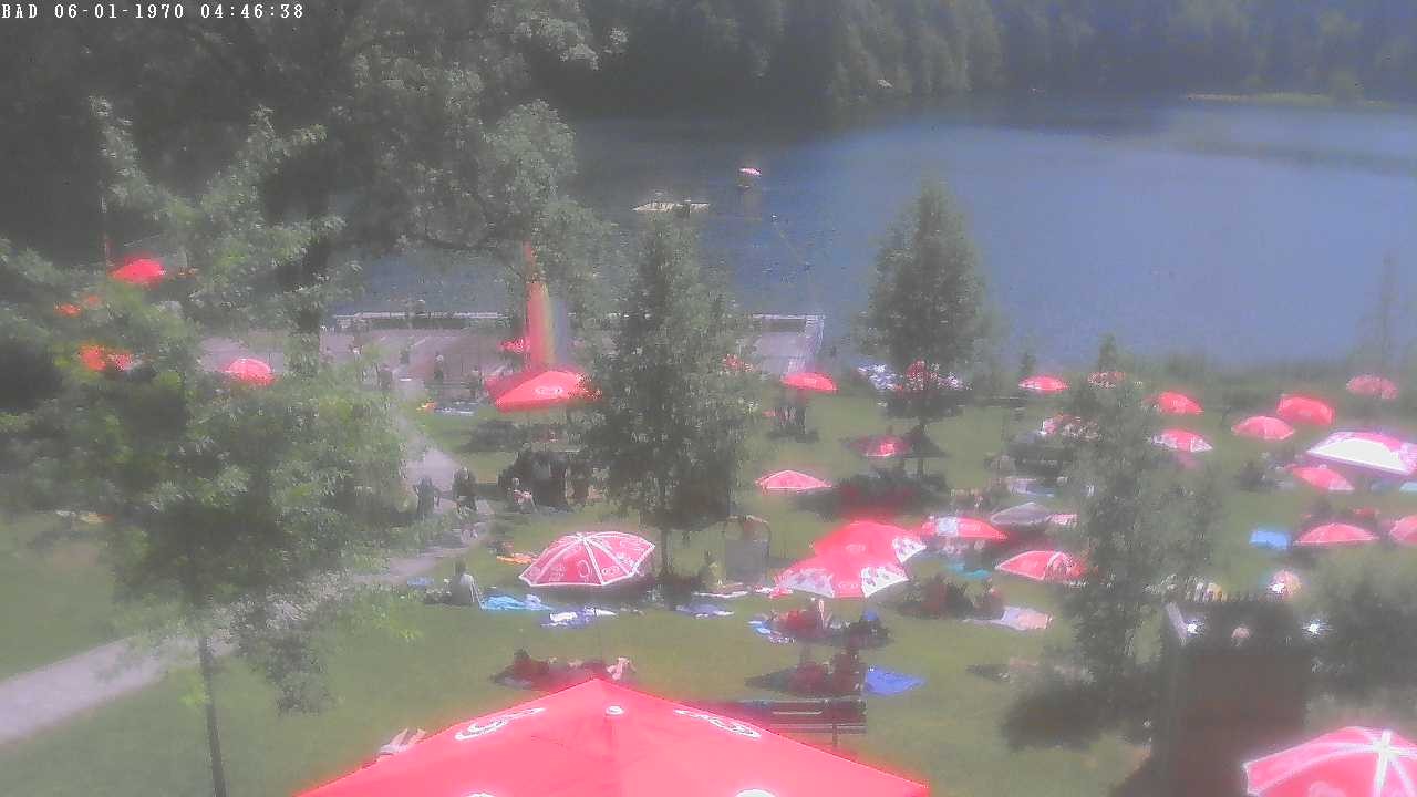 Archiv Foto Webcam Oberstdorf: Freibergsee Liegewiese