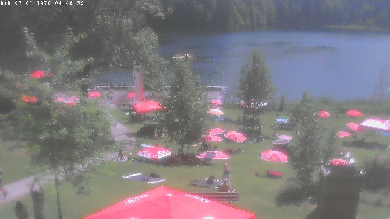 Archiv Foto Webcam Oberstdorf: Freibergsee Liegewiese