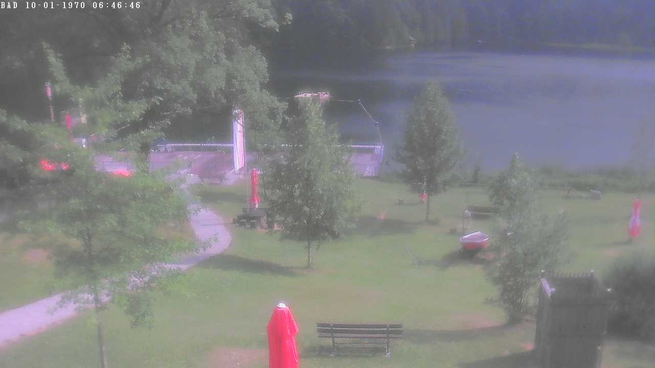 Archiv Foto Webcam Oberstdorf: Freibergsee Liegewiese