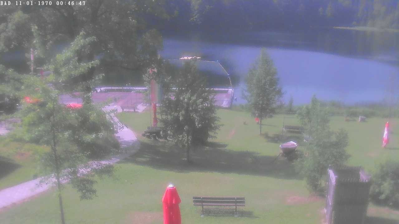 Archiv Foto Webcam Oberstdorf: Freibergsee Liegewiese