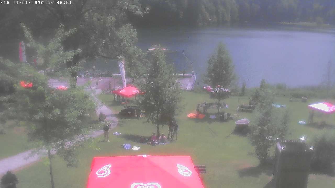 Archiv Foto Webcam Oberstdorf: Freibergsee Liegewiese