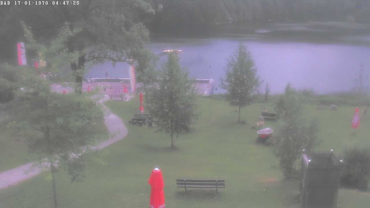 Archiv Foto Webcam Oberstdorf: Freibergsee Liegewiese