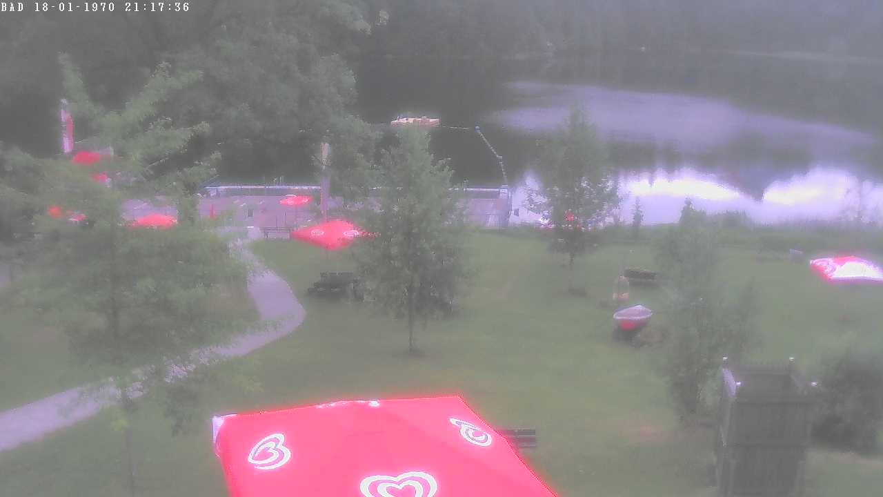 Archived image Webcam Oberstdorf: Freibergsee Sunbathing Area