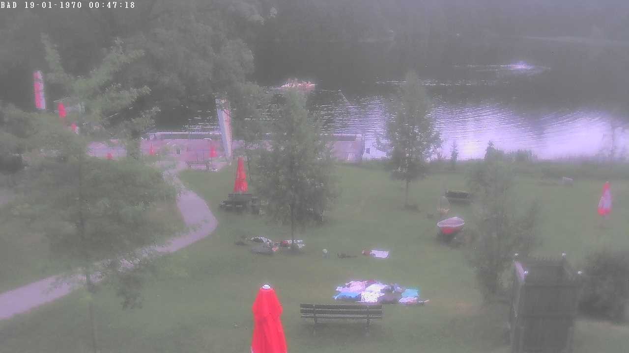 Archived image Webcam Oberstdorf: Freibergsee Sunbathing Area