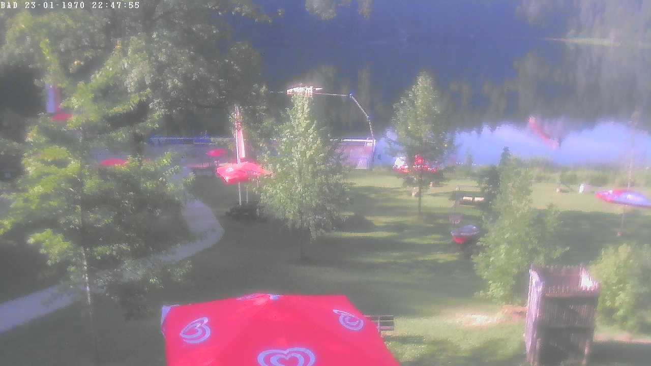 Archiv Foto Webcam Oberstdorf: Freibergsee Liegewiese