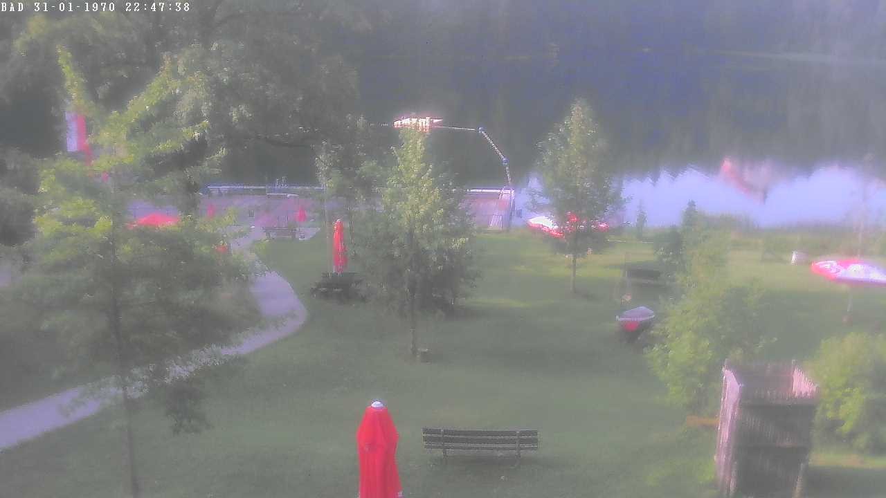 Archiv Foto Webcam Oberstdorf: Freibergsee Liegewiese
