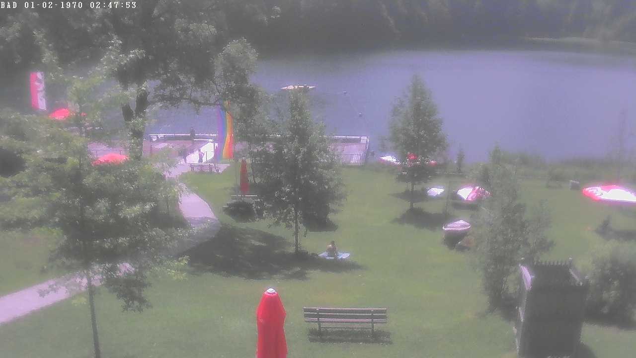 Archiv Foto Webcam Oberstdorf: Freibergsee Liegewiese