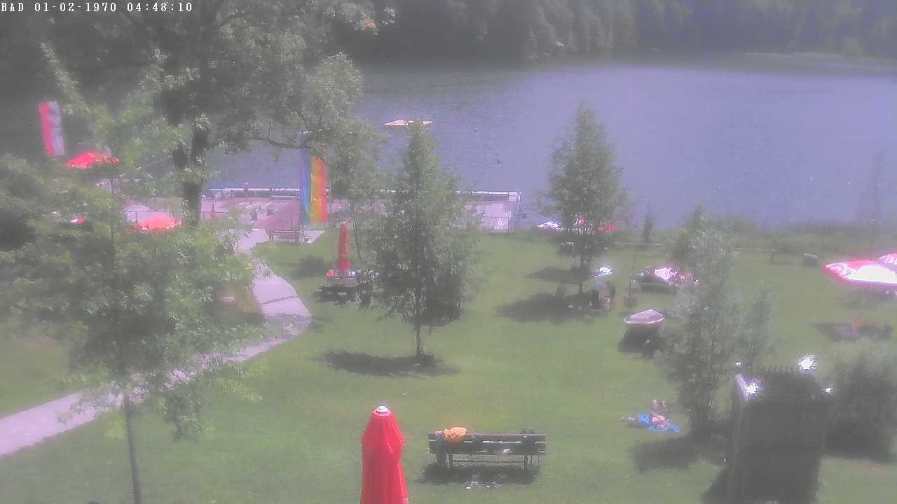 Archiv Foto Webcam Oberstdorf: Freibergsee Liegewiese