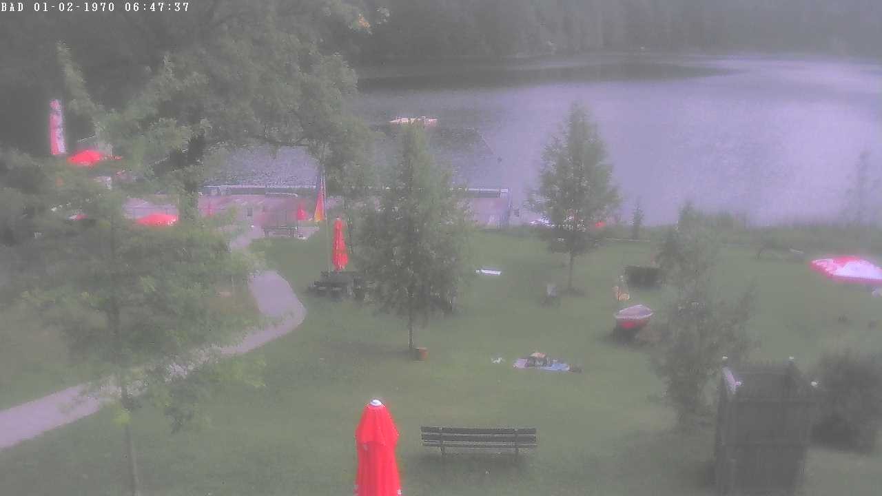 Archiv Foto Webcam Oberstdorf: Freibergsee Liegewiese