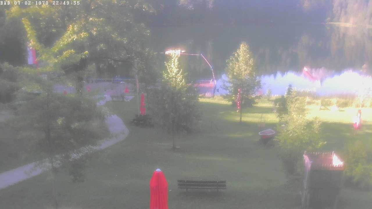 Archiv Foto Webcam Oberstdorf: Freibergsee Liegewiese
