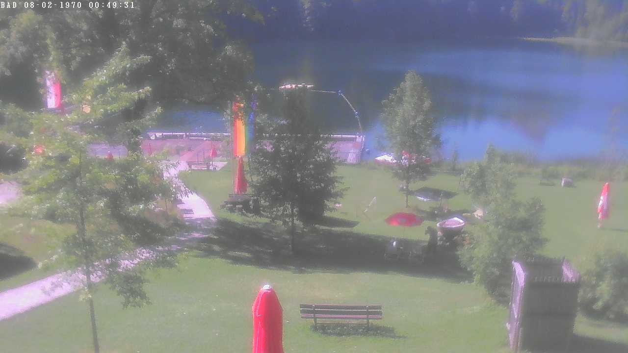 Archiv Foto Webcam Oberstdorf: Freibergsee Liegewiese
