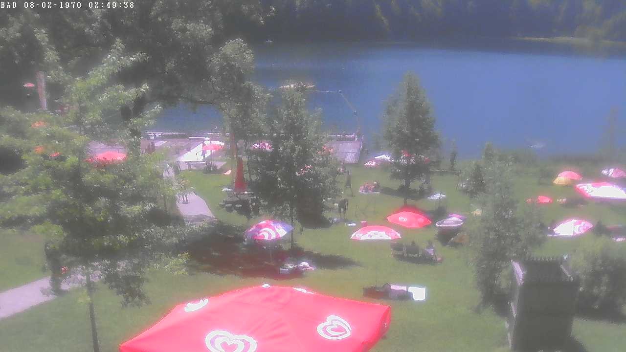 Archiv Foto Webcam Oberstdorf: Freibergsee Liegewiese