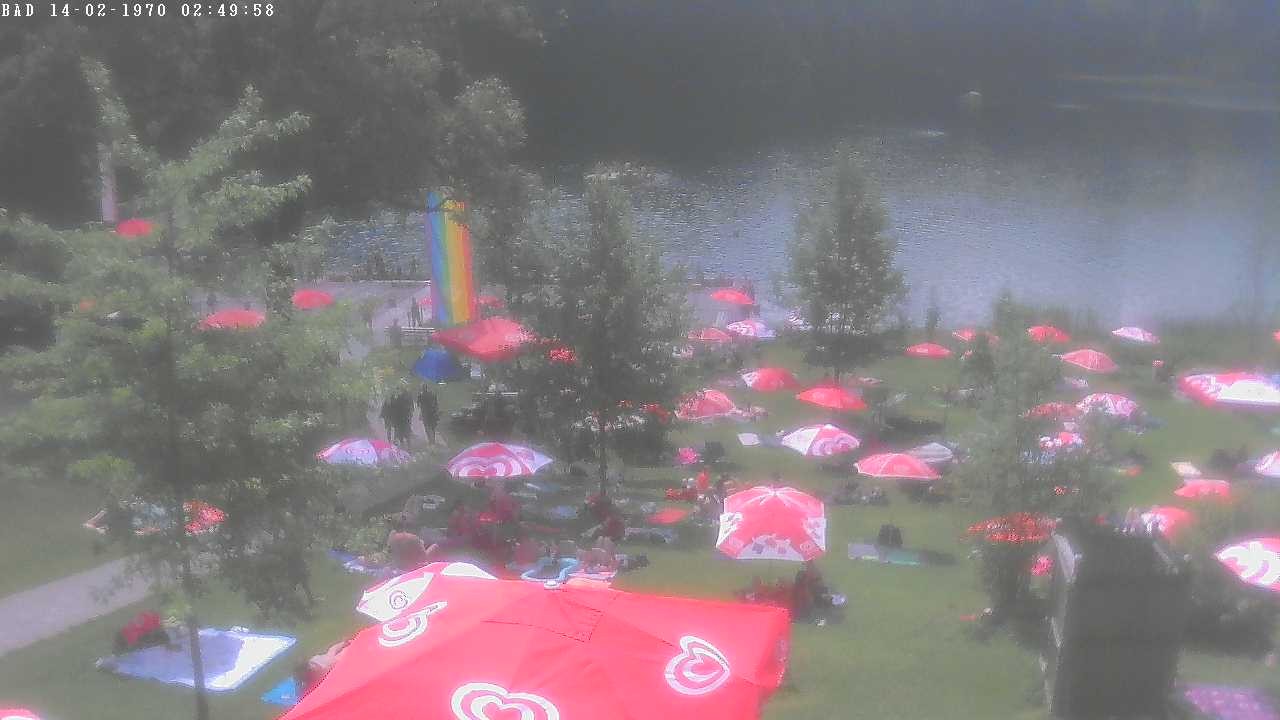 Archiv Foto Webcam Oberstdorf: Freibergsee Liegewiese