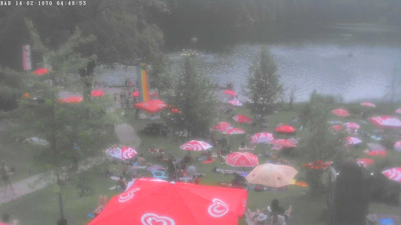 Archiv Foto Webcam Oberstdorf: Freibergsee Liegewiese