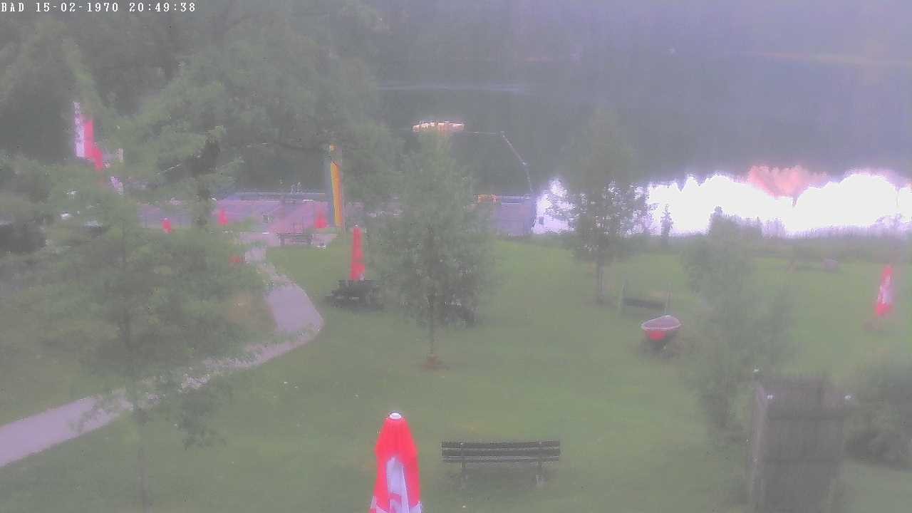 Archived image Webcam Oberstdorf: Freibergsee Sunbathing Area