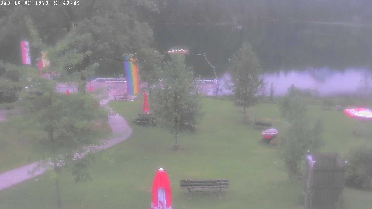 Archiv Foto Webcam Oberstdorf: Freibergsee Liegewiese