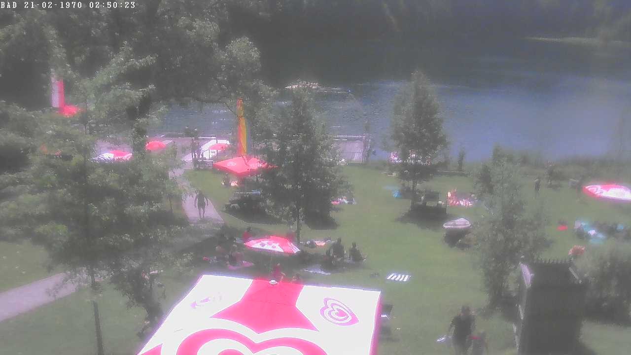Archiv Foto Webcam Oberstdorf: Freibergsee Liegewiese