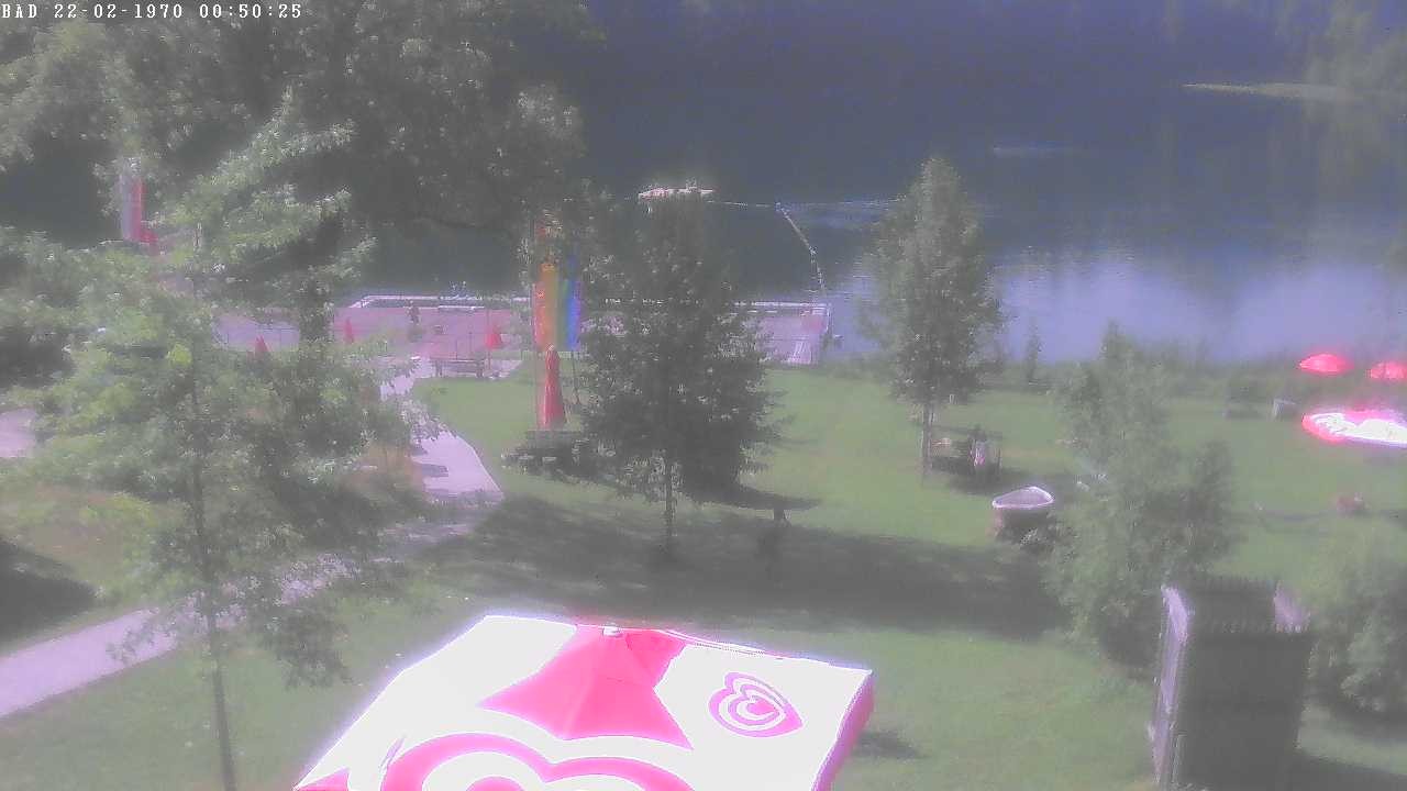 Archiv Foto Webcam Oberstdorf: Freibergsee Liegewiese