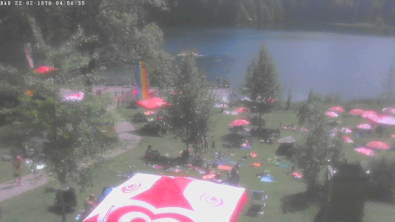 Archiv Foto Webcam Oberstdorf: Freibergsee Liegewiese