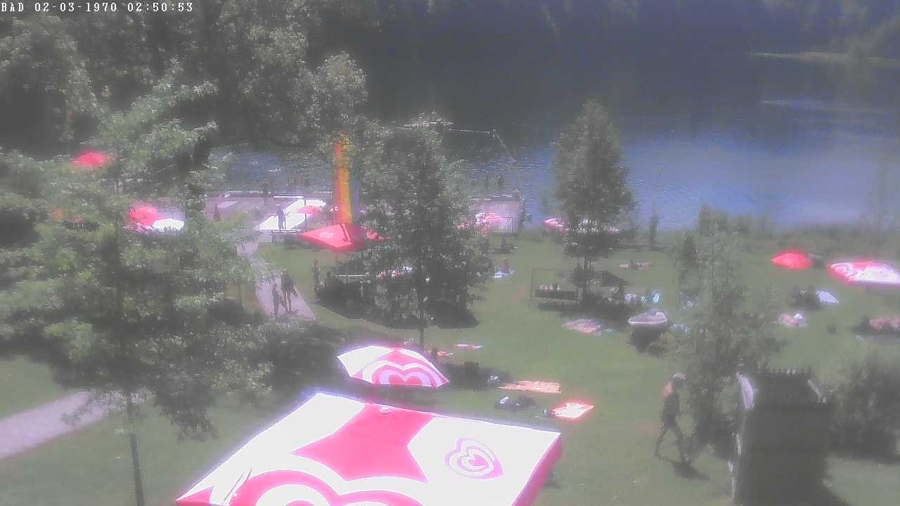 Archiv Foto Webcam Oberstdorf: Freibergsee Liegewiese